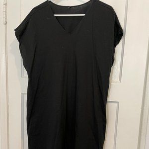 cotton Uniqlo midi sack dress (with pockets), small